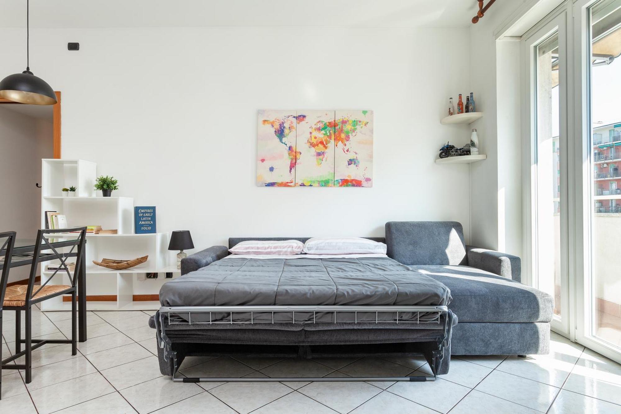 Stazione - Ariel - Luminoso Con Terrazzo Fino A 6 Posti Letto Apartment Milan